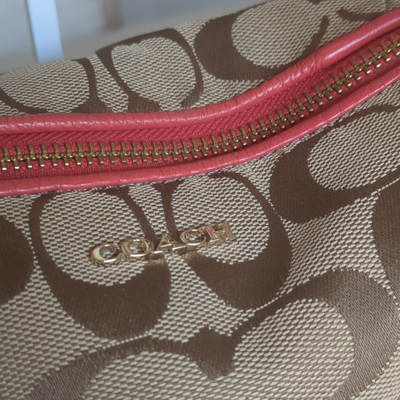 Coach signature brown/red bag - Picture 7 of 10